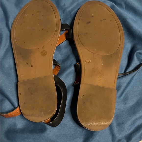 Lucky Brand Black and Brown Women's Sandals - Picture 3 of 3